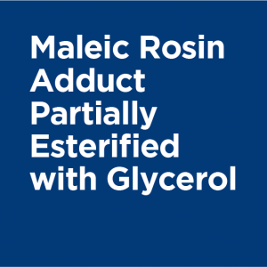 Maleic Rosin Adduct Partially Esterified with Glycerol